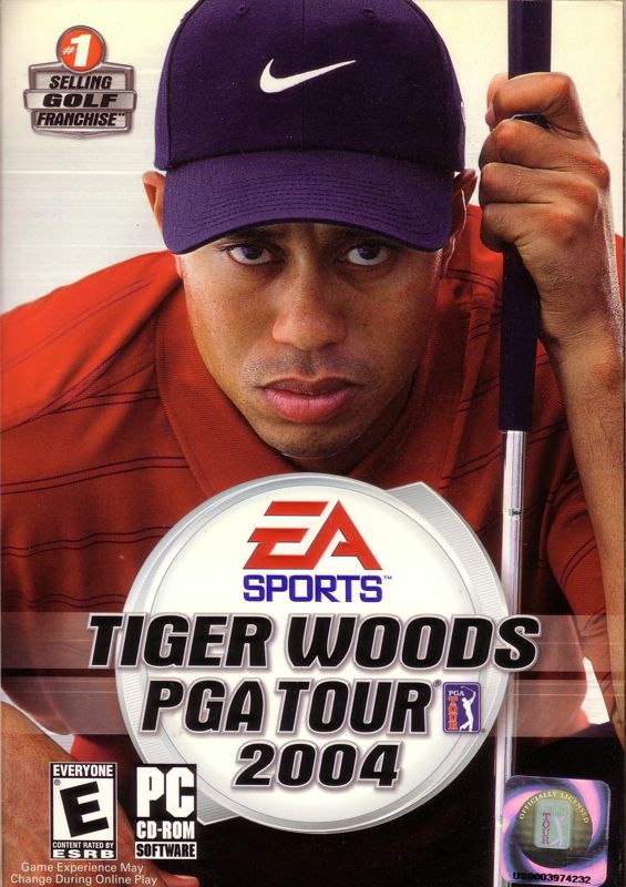 Tiger Woods PGA Tour 2004 box art for Xbox